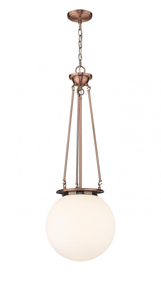 Beacon - 1 Light - 14 inch - Antique Copper - Chain Hung - Pendant