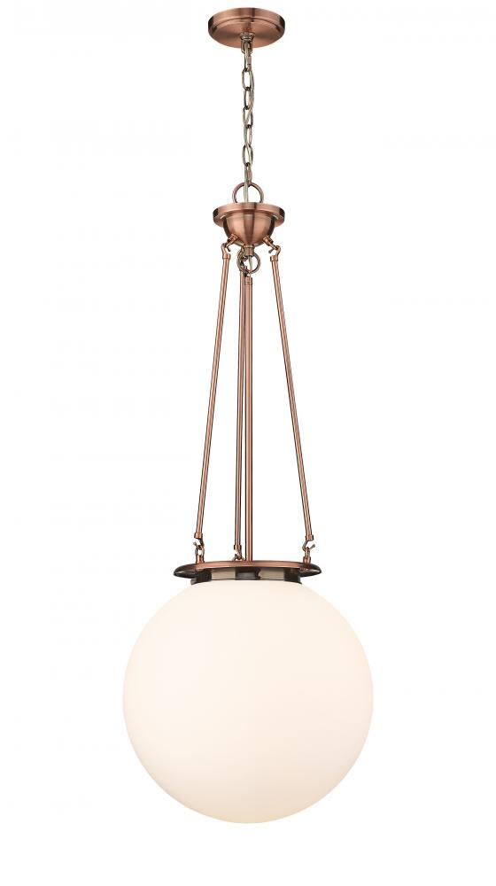 Beacon - 1 Light - 16 inch - Antique Copper - Chain Hung - Pendant