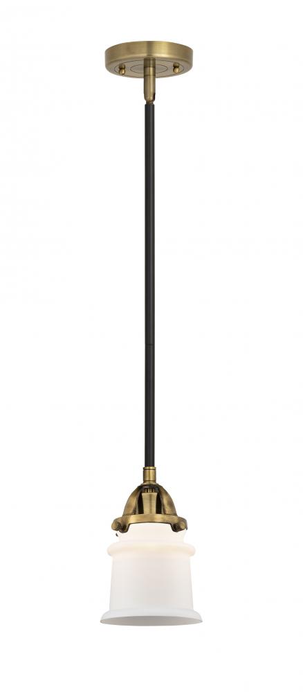 Canton - 1 Light - 5 inch - Black Antique Brass - Cord hung - Mini Pendant