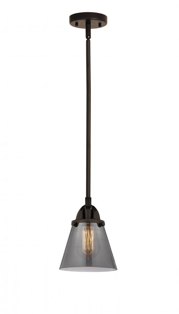 Cone - 1 Light - 6 inch - Oil Rubbed Bronze - Cord hung - Mini Pendant