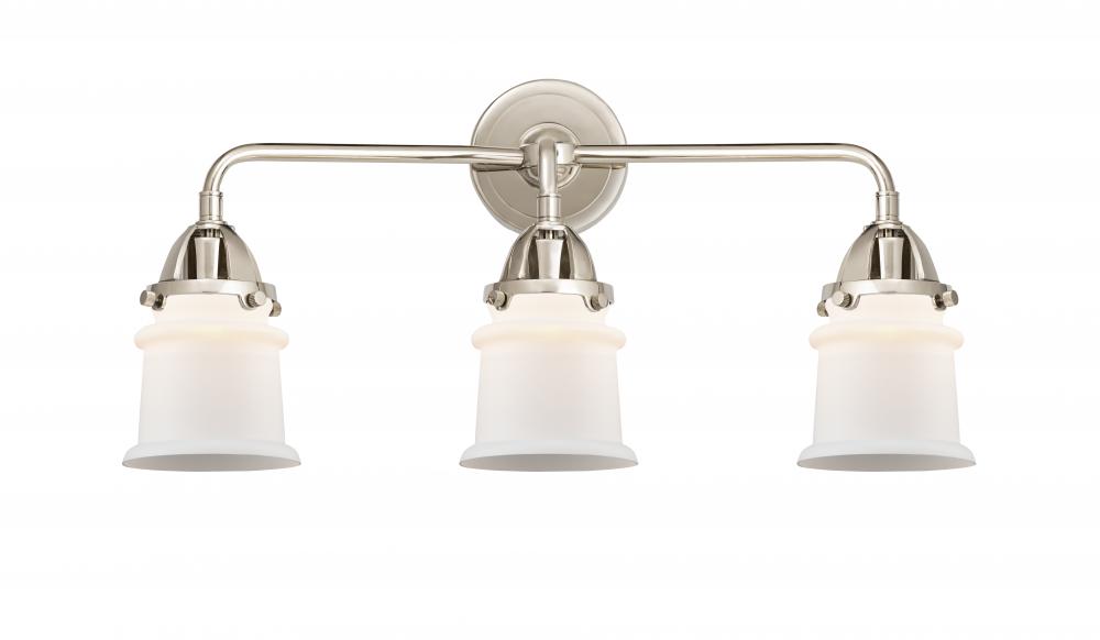 Canton - 3 Light - 23 inch - Polished Nickel - Bath Vanity Light