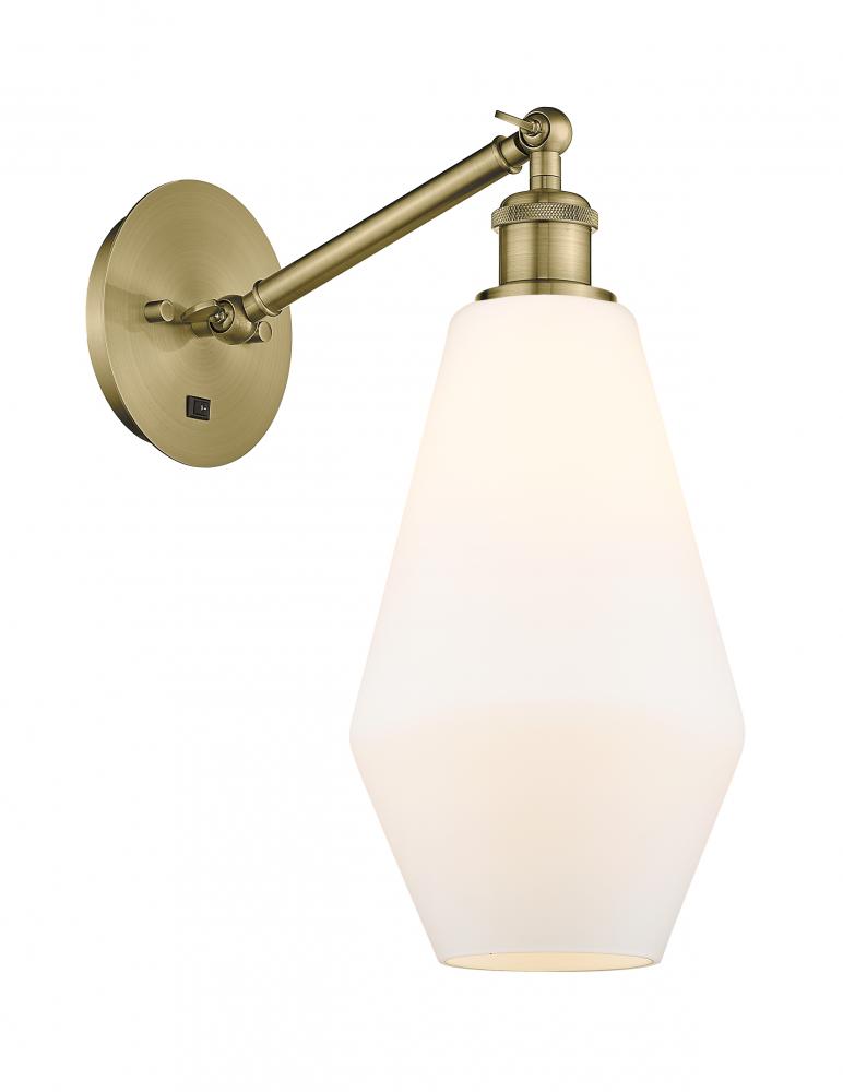 Cindyrella - 1 Light - 7 inch - Antique Brass - Sconce