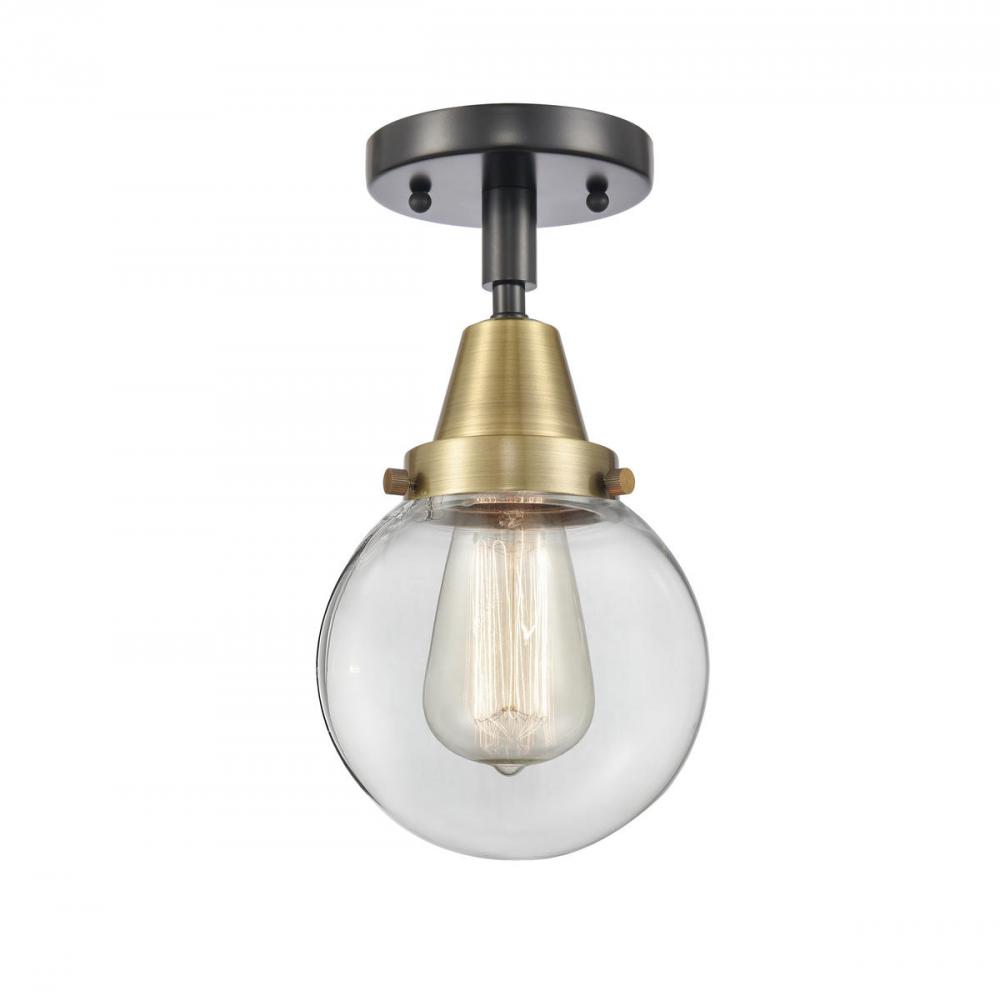 Beacon - 1 Light - 6 inch - Black Antique Brass - Flush Mount