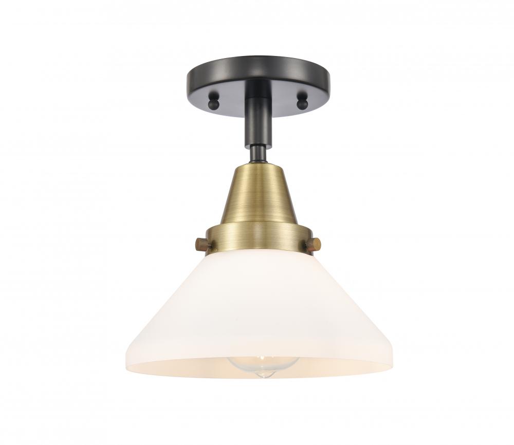 Caden - 1 Light - 8 inch - Black Antique Brass - Flush Mount