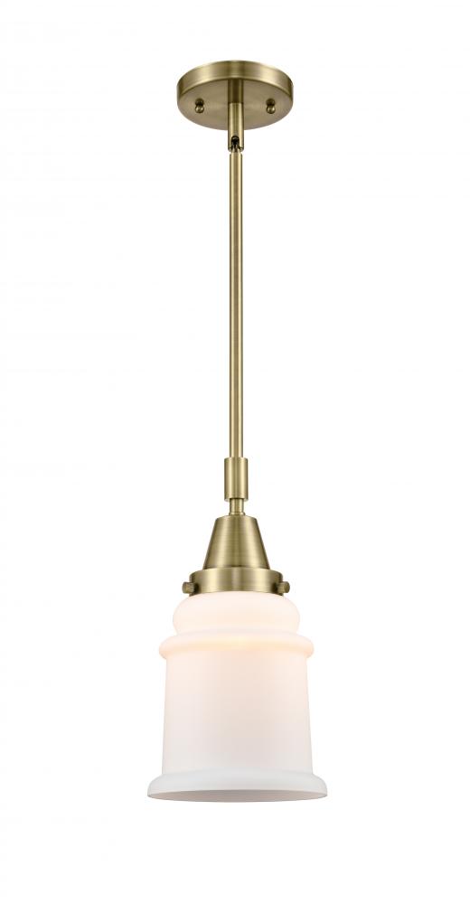 Canton - 1 Light - 7 inch - Antique Brass - Mini Pendant