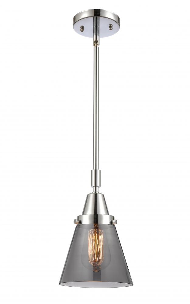 Cone - 1 Light - 6 inch - Polished Chrome - Mini Pendant