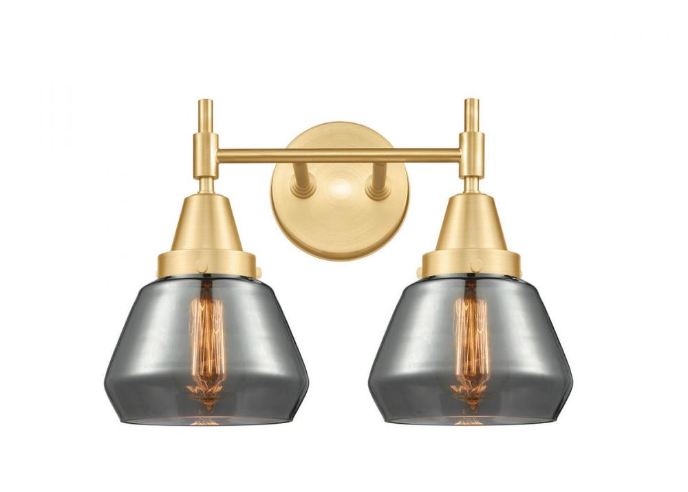 Fulton - 2 Light - 16 inch - Satin Gold - Bath Vanity Light