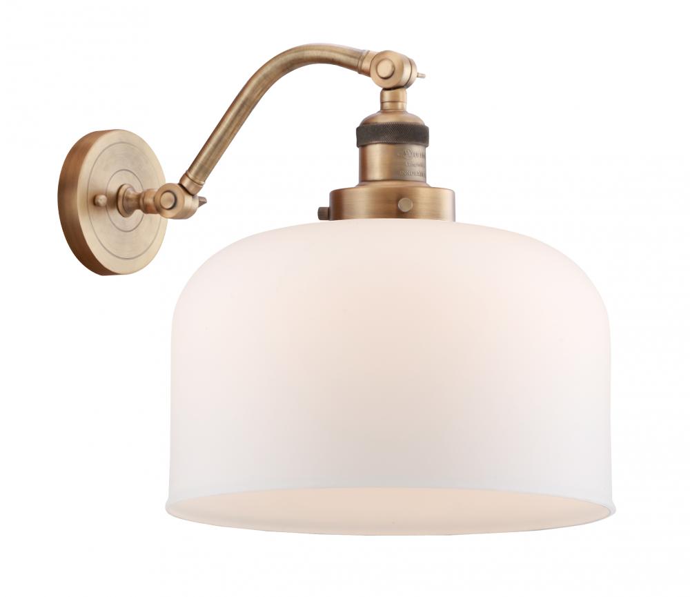 Bell - 1 Light - 12 inch - Brushed Brass - Sconce