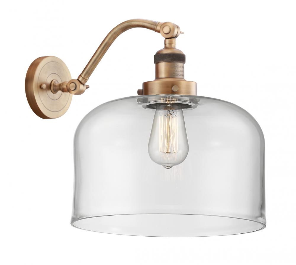 Bell - 1 Light - 12 inch - Brushed Brass - Sconce