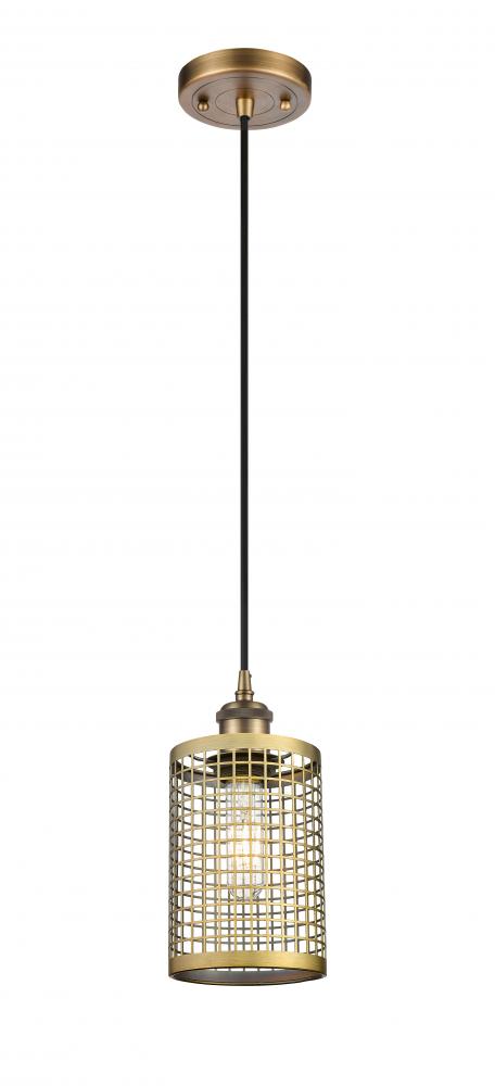 Nestbrook - 1 Light - 5 inch - Brushed Brass - Mini Pendant