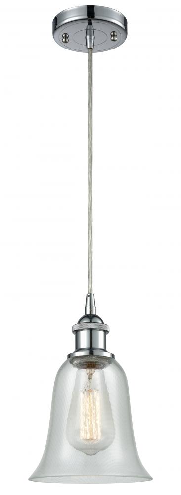 Hanover - 1 Light - 6 inch - Polished Chrome - Cord hung - Mini Pendant