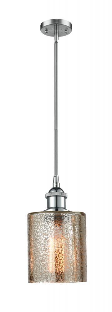 Cobbleskill - 1 Light - 5 inch - Polished Chrome - Mini Pendant