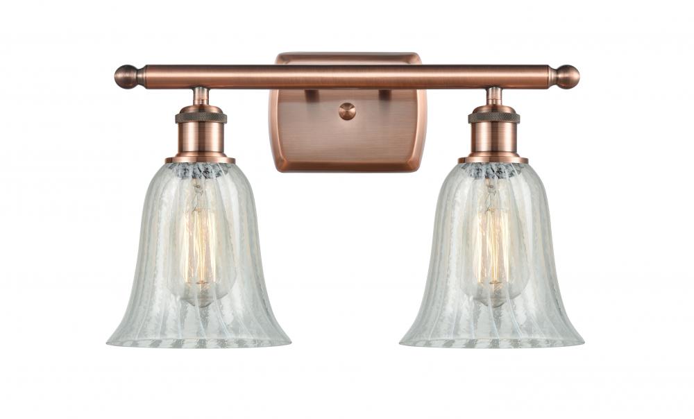 Hanover - 2 Light - 16 inch - Antique Copper - Bath Vanity Light