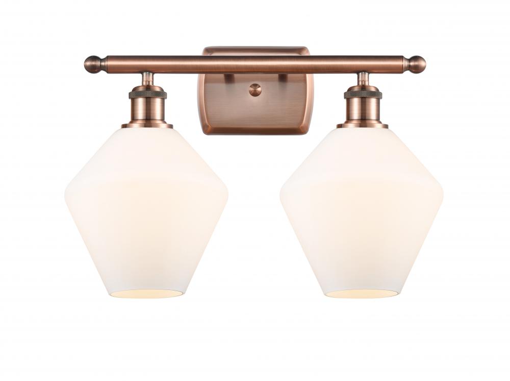 Cindyrella - 2 Light - 18 inch - Antique Copper - Bath Vanity Light