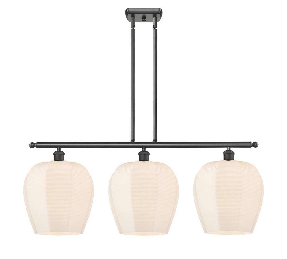 Norfolk - 3 Light - 38 inch - Oil Rubbed Bronze - Cord hung - Island Light