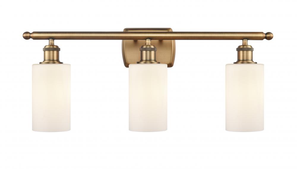 Clymer - 3 Light - 24 inch - Brushed Brass - Bath Vanity Light