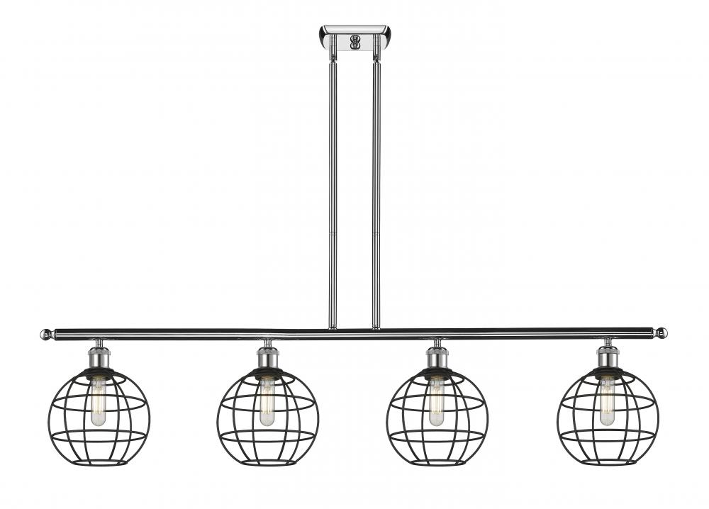 Lake Placid - 4 Light - 48 inch - Polished Chrome - Stem Hung - Island Light