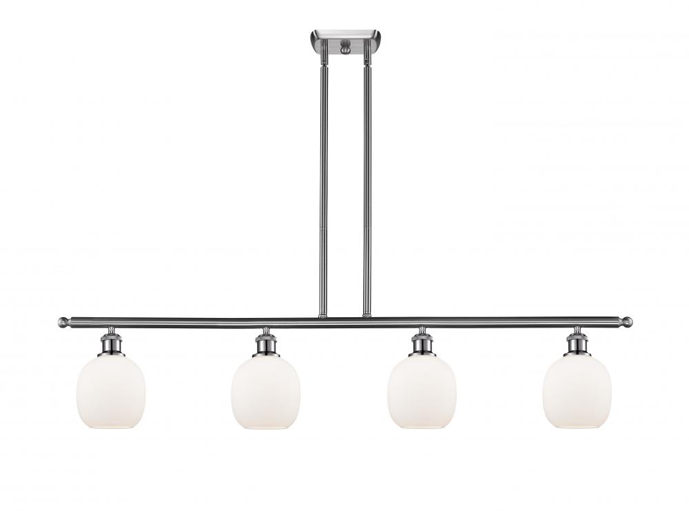 Belfast - 4 Light - 48 inch - Brushed Satin Nickel - Cord hung - Island Light