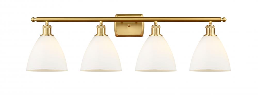 Bristol - 4 Light - 38 inch - Satin Gold - Bath Vanity Light