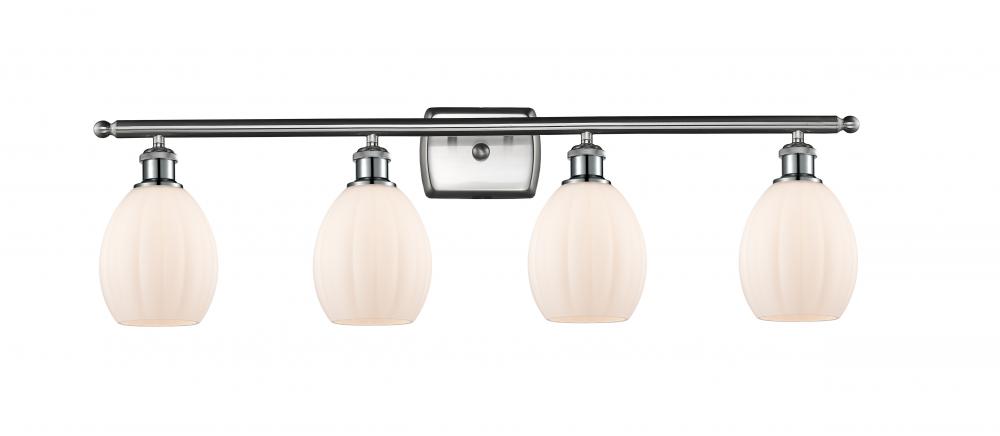 Eaton - 4 Light - 36 inch - Brushed Satin Nickel - Bath Vanity Light