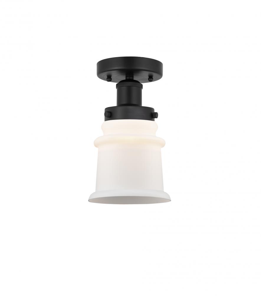 Canton - 1 Light - 5 inch - Matte Black - Semi-Flush Mount