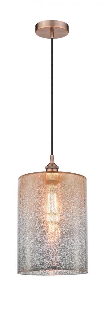 Cobbleskill - 1 Light - 9 inch - Antique Copper - Cord hung - Mini Pendant