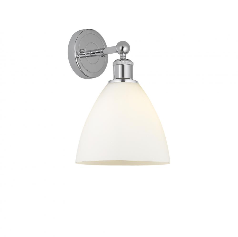 Bristol - 1 Light - 8 inch - Polished Chrome - Sconce