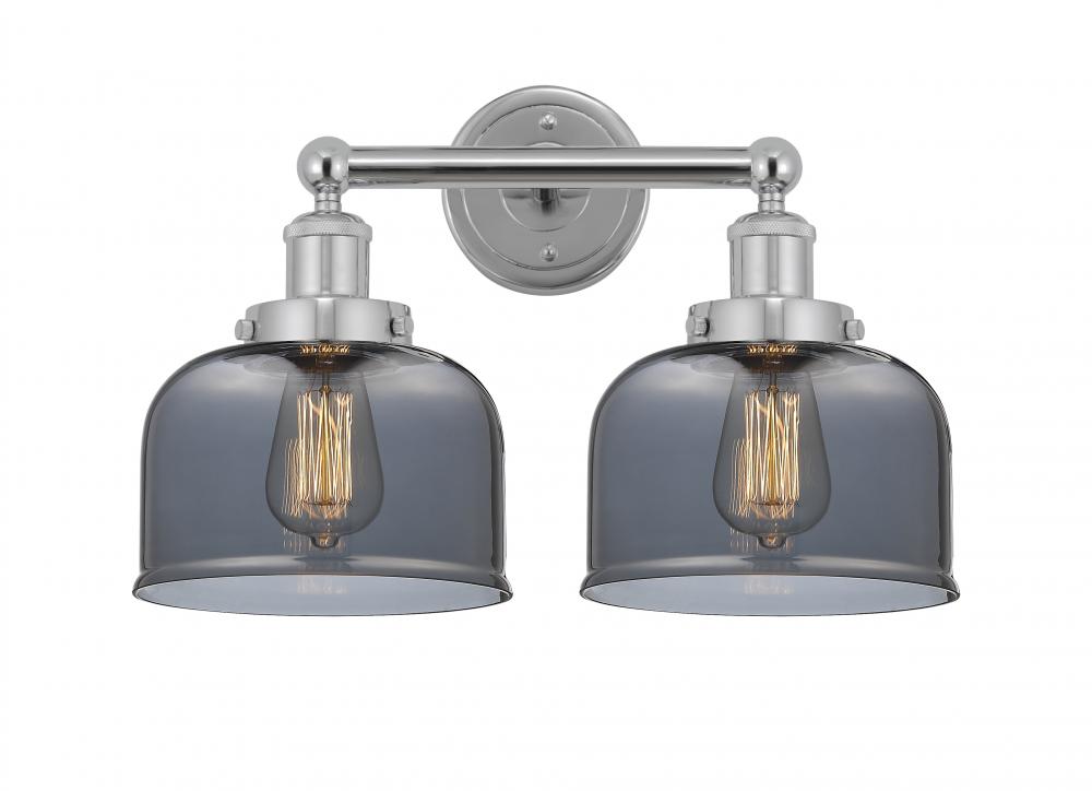 Bell - 2 Light - 17 inch - Polished Chrome - Bath Vanity Light