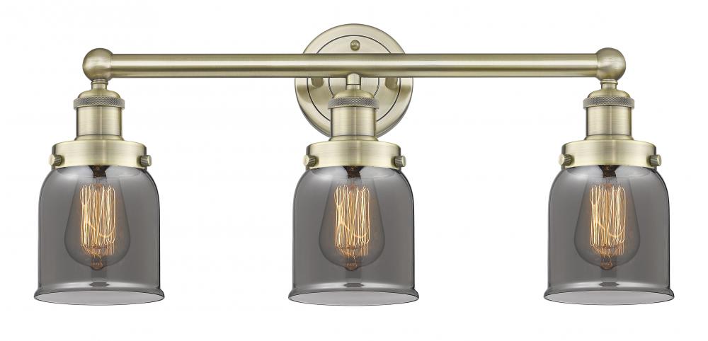 Bell - 3 Light - 23 inch - Antique Brass - Bath Vanity Light