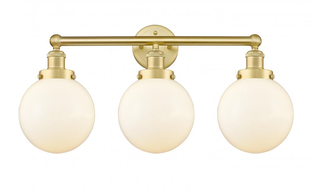 Beacon - 3 Light - 26 inch - Satin Gold - Bath Vanity Light