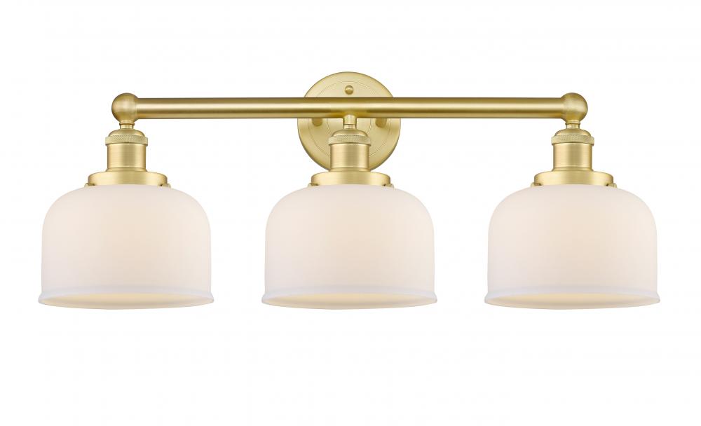 Bell - 3 Light - 26 inch - Satin Gold - Bath Vanity Light