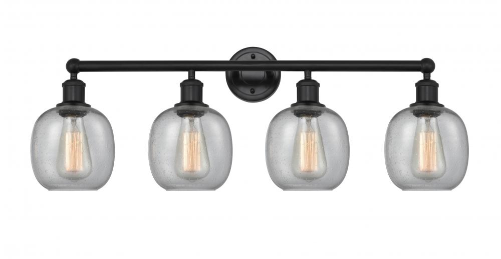 Belfast - 4 Light - 33 inch - Matte Black - Bath Vanity Light