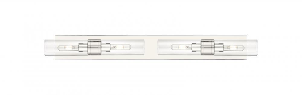 Boreas - 4 Light - 39 inch - Polished Nickel - Bath Vanity Light