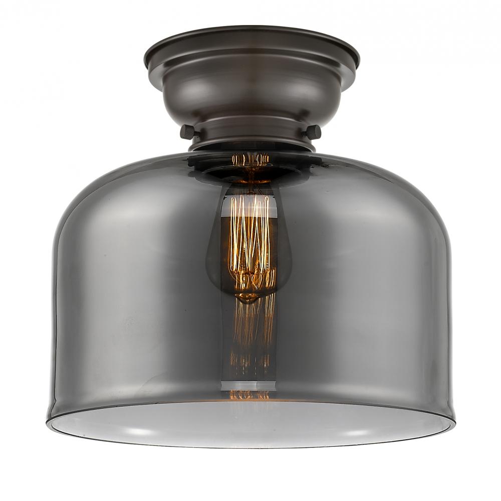 Bell - 1 Light - 12 inch - Oil Rubbed Bronze - Flush Mount