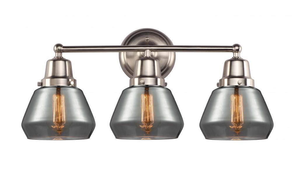 Fulton - 3 Light - 23 inch - Brushed Satin Nickel - Bath Vanity Light