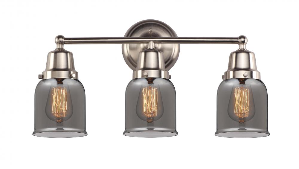 Bell - 3 Light - 21 inch - Brushed Satin Nickel - Bath Vanity Light