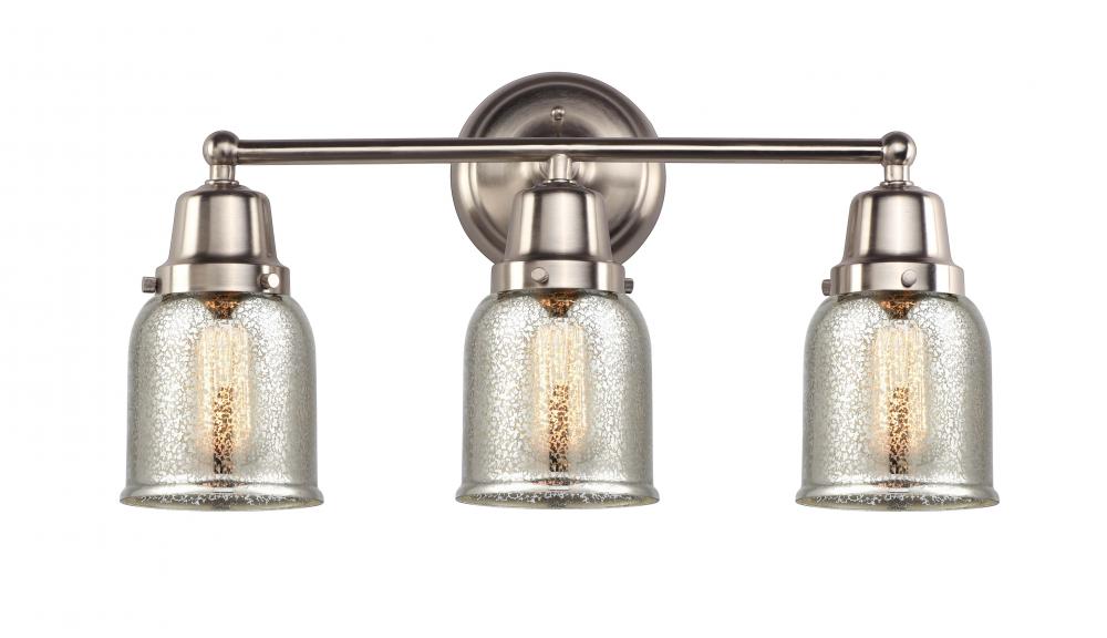 Bell - 3 Light - 21 inch - Brushed Satin Nickel - Bath Vanity Light