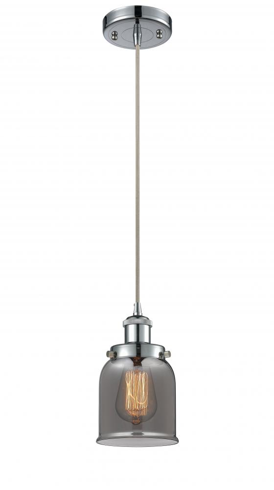 Bell - 1 Light - 5 inch - Polished Chrome - Cord hung - Mini Pendant