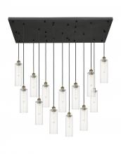 Innovations Lighting 154BK-B-13P-BB-G434-12CL - Crown Point - 13 Light - 54 inch - Brushed Brass - Multi Pendant