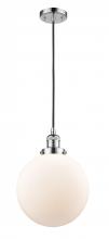 Innovations Lighting 201C-PC-G201-10-LED - Beacon - 1 Light - 10 inch - Polished Chrome - Cord hung - Mini Pendant