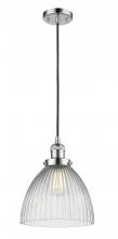 Innovations Lighting 201C-PC-G222-LED - Seneca Falls - 1 Light - 10 inch - Polished Chrome - Cord hung - Mini Pendant