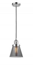 Innovations Lighting 201C-PC-G63-LED - Cone - 1 Light - 6 inch - Polished Chrome - Cord hung - Mini Pendant