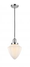 Innovations Lighting 201C-PC-G661-7-LED - Bullet - 1 Light - 7 inch - Polished Chrome - Cord hung - Mini Pendant