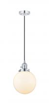 Innovations Lighting 201CSW-PC-G201-8-LED - Beacon - 1 Light - 8 inch - Polished Chrome - Cord hung - Mini Pendant