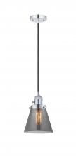 Innovations Lighting 201CSW-PC-G63-LED - Cone - 1 Light - 6 inch - Polished Chrome - Cord hung - Mini Pendant