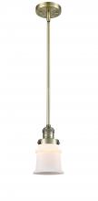 Innovations Lighting 201S-AB-G181S-LED - Canton - 1 Light - 5 inch - Antique Brass - Stem Hung - Mini Pendant