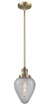 Innovations Lighting 201S-BB-G165-LED - Geneseo - 1 Light - 7 inch - Brushed Brass - Stem Hung - Mini Pendant