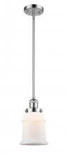 Innovations Lighting 201S-PC-G181-LED - Canton - 1 Light - 7 inch - Polished Chrome - Stem Hung - Mini Pendant