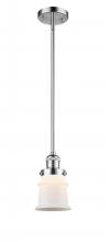 Innovations Lighting 201S-PC-G181S-LED - Canton - 1 Light - 5 inch - Polished Chrome - Stem Hung - Mini Pendant