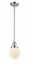 Innovations Lighting 201S-PC-G201-6-LED - Beacon - 1 Light - 6 inch - Polished Chrome - Stem Hung - Mini Pendant